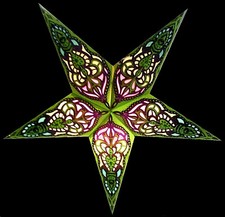 ❀ Leuchtstern Grün