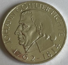 5 DM Deutschland 1964, Johann Gottlieb Fichte