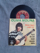Seltene, frühe Single von Olivia Molina im Originalcover auf Telefunken