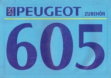 Peugeot 605 Zubehör Prospekt