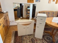 Badezimmerschränke – 3-teilig – mit Spiegelschrank, Unterschrank & Seitenschrank