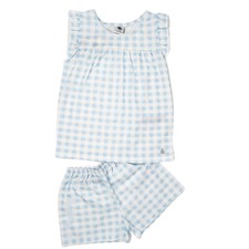 Petit Bateau Pyjama kurz Pyjacourt Vichy Karo Muster Größen 3-12 Jahre