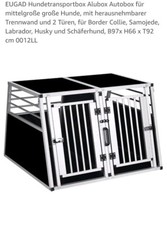 Hunde doppelbox Auto Neu