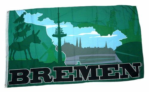 Flagge fahne bremen - flagge,