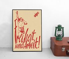Anti-Nazi Poster SPD "Freiheit