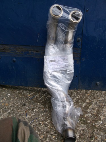 Agusta auspuff downpipes - mv,