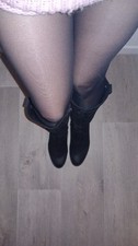 Sexy Lederstiefel Oft Getragen