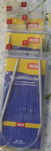 Perlon rundstricknadel 5mm - perlon,
