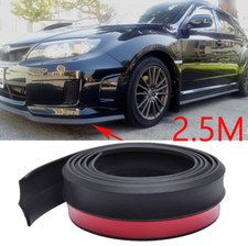 2,5m Spoilerlippe Universal Frontspoiler für Auto Schweller Gummilippe für Seite