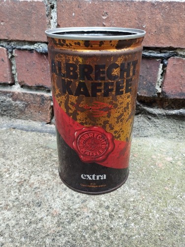 Alte blechdose albrecht kaffee - blechdose,