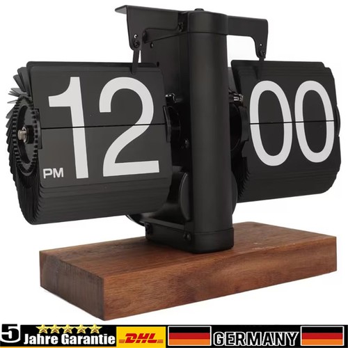 Klappzahlen uhr retro stil - klappzahlen,