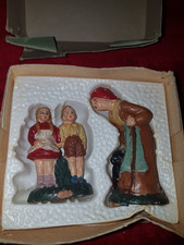 Hänsel & Gretel Figuren um 1920 in der OVP, alt & Antik