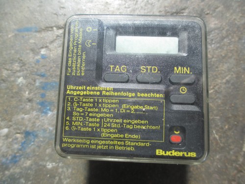 Buderus typ mpu schaltuhr - typ, mpu-b
