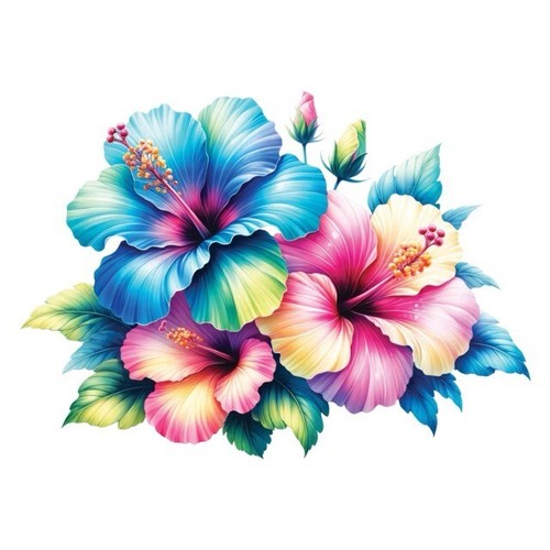 9x9 blume wandtattoo - 9x9,