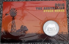 1 Oz Silber Australien Stock Horse 2016 im Blister  4. Ausgabe Nur 1000 St