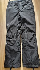 Spyder Damen Skihose, Gr. 10 / 38, schwarz mit Silbernähten, Gebrauchsspuren