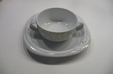 Rosenthal Suomi White Orchid Suppentasse mit Untertasse neuwertig selten