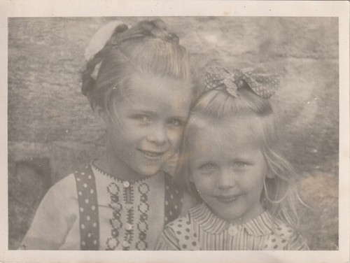 Vintage foto freundinnen 1947 - foto,