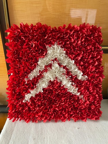 Stoff bild citroen emblem rot - stoff,