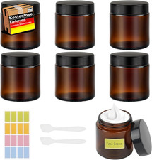 Amber Glas Leerdose Cremedose