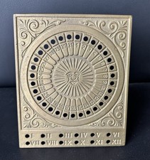 Vintage Sonnenuhr aus Messing