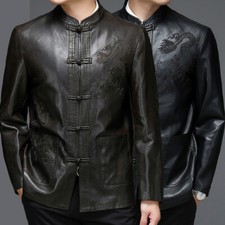 Herren Kunstleder PU