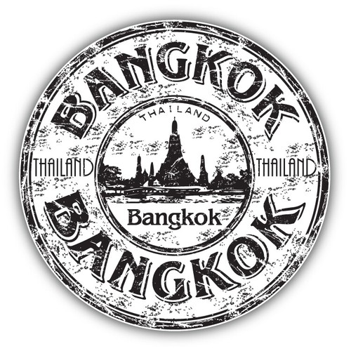 Autoaufkleber bangkok thailand - autoaufkleber,