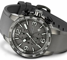 FIREFOX Edelstahl Chronograph Herrenuhr S240 grau gun color 10 ATM wasserdicht