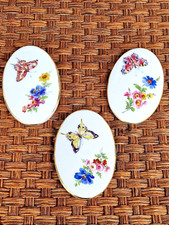 3 OVALE ALTE PORZELLAN