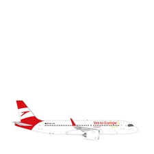 Herpa Wings 1:500 Austrian Airlines Airbus A320neo "Yes to Europe" 538145