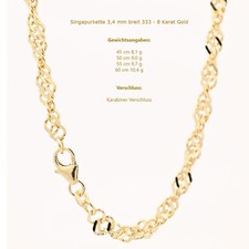 Singapurkette Halskette  333 -