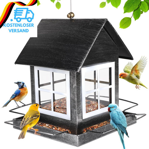 Vogelfutterhaus metall - vogelfutterhaus,
