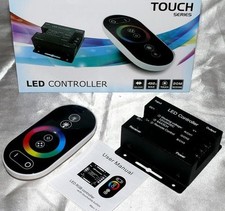 Touch RF RGB LED Controller 3Kanal 12>24V 18A Funk FB Steuergerät 432W Strips K1