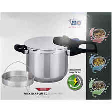 ELO Schnellkochtopf Energiespartopf Praktika PLUS XL 6 Liter inkl. Einsatz NEU