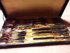 Solingen Weimer Tafelbesteck 30 Teile Rokoko 100 Silber 50er Jahre im Koffer! ?