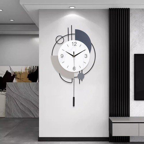Wanduhr metall pendel stille - wanduhr,