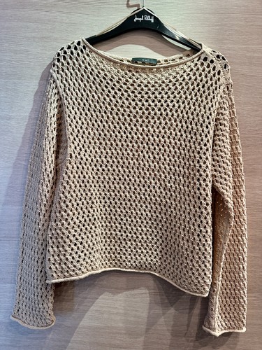 Oui pullover netzoptik farbe - pullover,