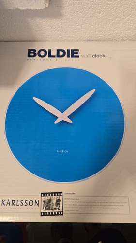 Karlsson boldie wanduhr rund - karlsson,