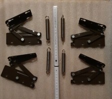 Federn Polster Bett Bastel Feder Spiralen Metall Ziehfeder Bettkasten braun