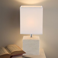 Tisch Lampe Keramik Würfel