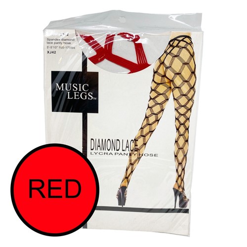 Rote zaun netzstrumpfhose - zaun,