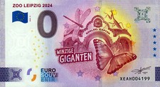 Null Euro Schein - 0 Euro Schein - Zoo Leipzig 2024 - Winzige Giganten 2024-9