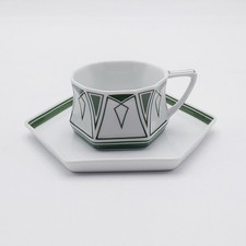 Peter Behrens  Gedeck Teetasse Untertasse Design 1900 - Replik Bauscher Weiden
