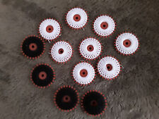 (0,02€/m) 12 x 20 Meter Nähgarn Zwirn Sternzwirn reissfest + schwarz/weiß  +d+