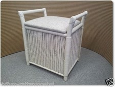 Rattan Holztruhe Tischtruhe