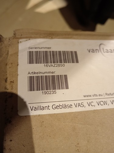 Vaillant 190235 gebläse ebm - vaillant,