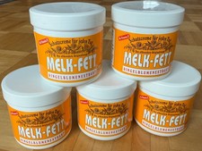 5 Dosen Melkfett mit