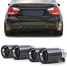 Auspuff Endrohr 4-Rohr 90mm