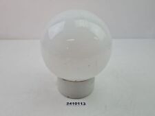 Glaslampe Deckenlampe Porzellansockel weiß opal rund 16cm Vintage #2410113