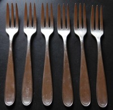  🌹6 KUCHEN Gabeln WMF 90er